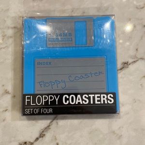 Floppy disk coasters